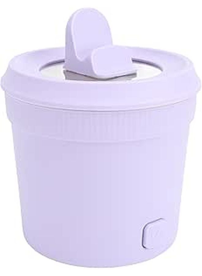 400W Electric Hot Pot 1L Portable Anti Dry Burn Non Stick Visual Lid Phone Slot - Image 1
