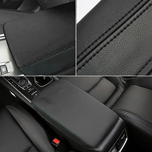 INTGET Car Center Console Cover for 2021 2022 Honda Accord 2018 2019 2020 Leather Armrest Cover Interior Middle Arm Rest Cover Dog Seat Protector for Honda Accord Interior Accessories (black stitches) - Image 5