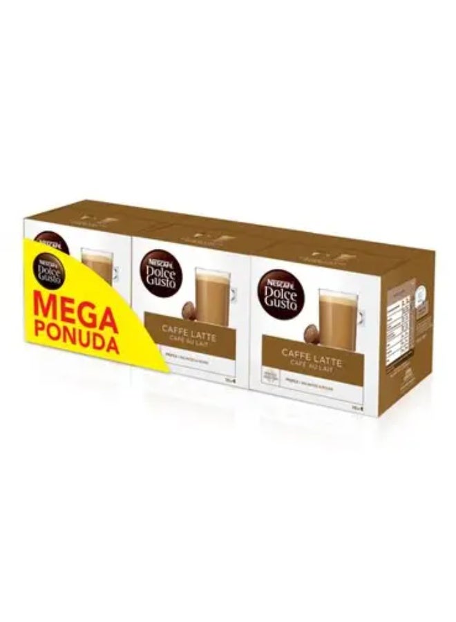 دولسي قوستو كبسولات نسكافيه دولتشي جوستو من كافيه او لايت مكثَّف 3x16 كبسولة160 جم، عبوة من 3 قطع، - Image 1