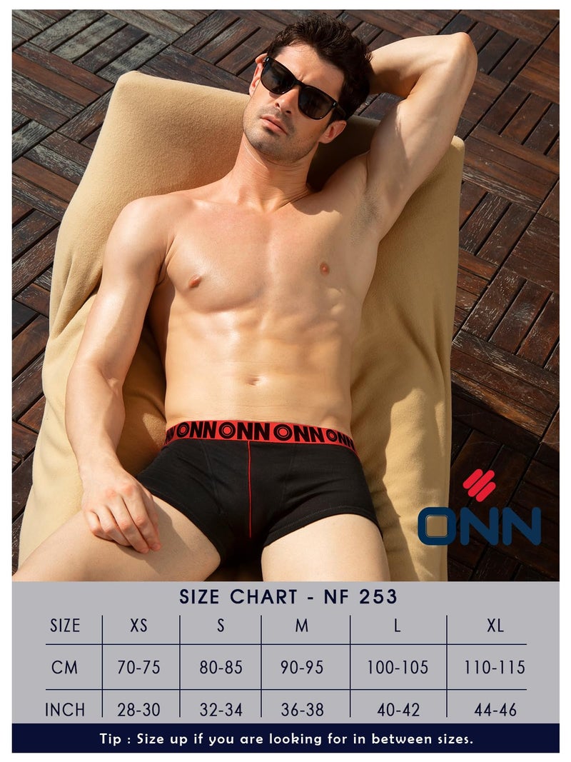 ONN Men's Cotton Boxers (Pack of 2) (Colors May Vary) (8904209863928 253_Assorted_Medium(80-85)_2PC) - Image 5
