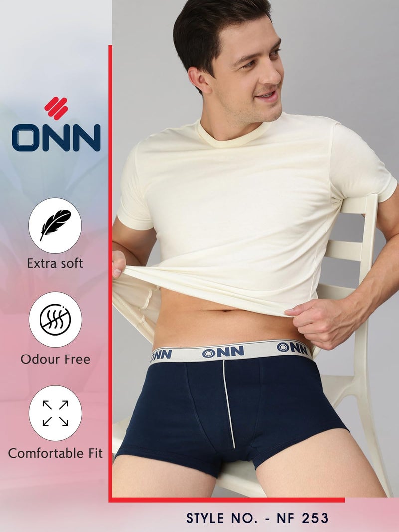 ONN Men's Cotton Boxers (Pack of 2) (Colors May Vary) (8904209863928 253_Assorted_Medium(80-85)_2PC) - Image 4