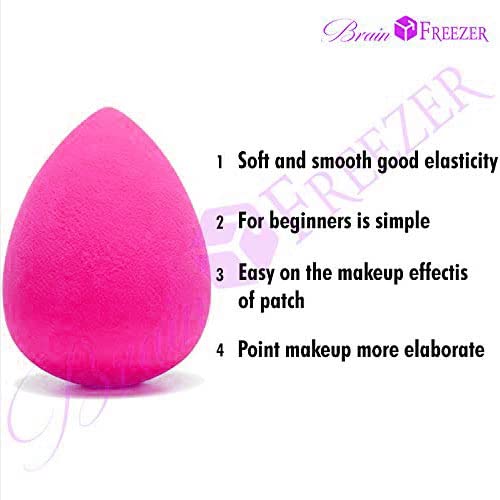 Brain Freezer Make Up Sponge Beauty Blender Puff Compatible With Powder, Concealer and Foundation Applicator (Color May Vary) - Image 5