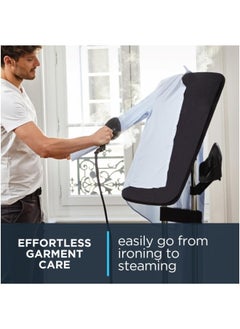 Rowenta Rowenta Qr1410 Ixeo All In One Pro-Garment Steamer And Iron, Black  - Image 2