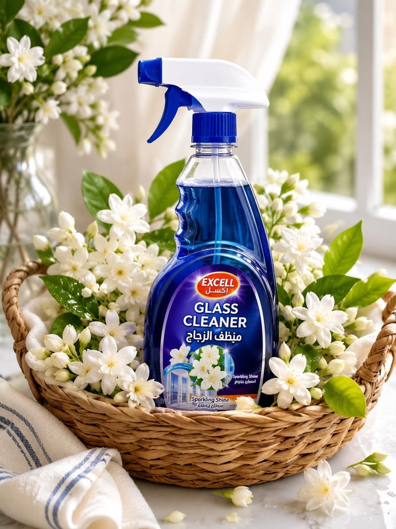 Servewell EXCELL Glass Cleaner 650ml - Powerful Stain Removal with Fresh Lemon Fragrance - Image 3