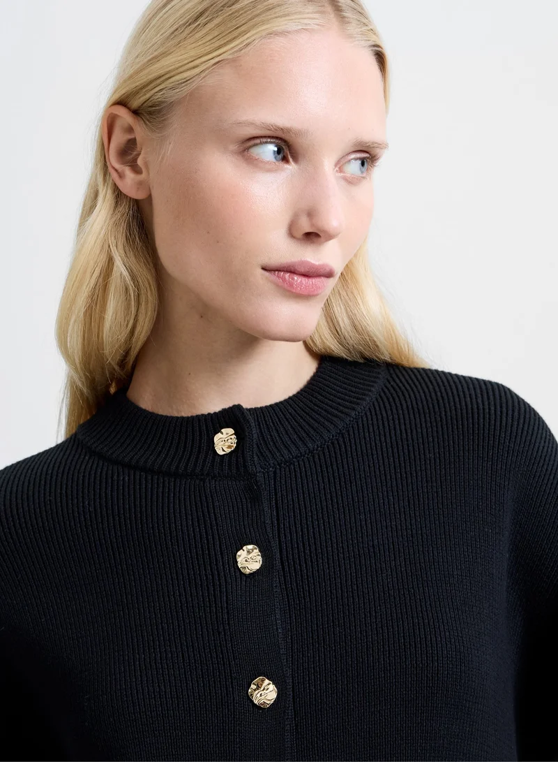 French Connection Blackout Milano Mozart Ls Cardigan for Women | Best Price UAE