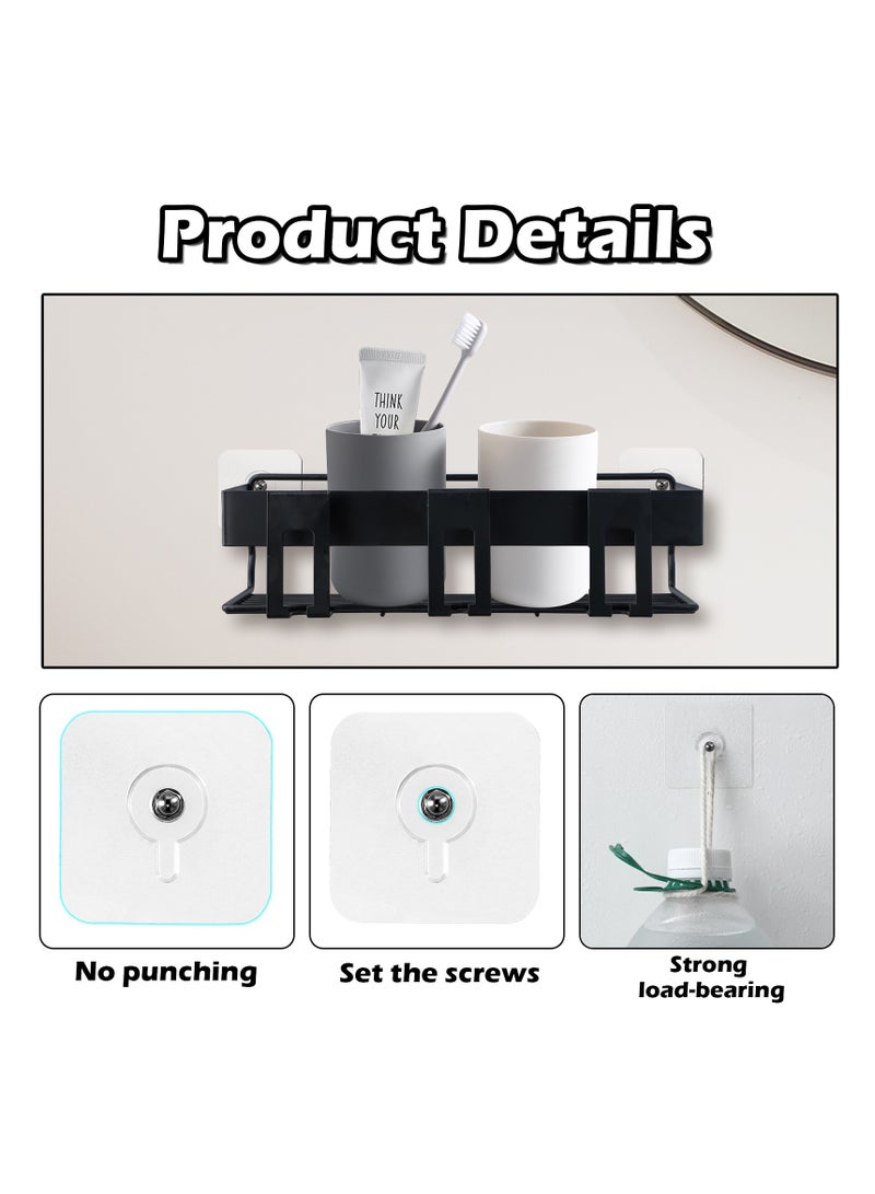 30 Pcs Adhesive Wall Hooks, Transparent Nail-Free Hanging Hooks for Bathroom, Kitchen, Living Room, Waterproof Self-Sticking Hooks for Wall and Ceiling  - Image 3