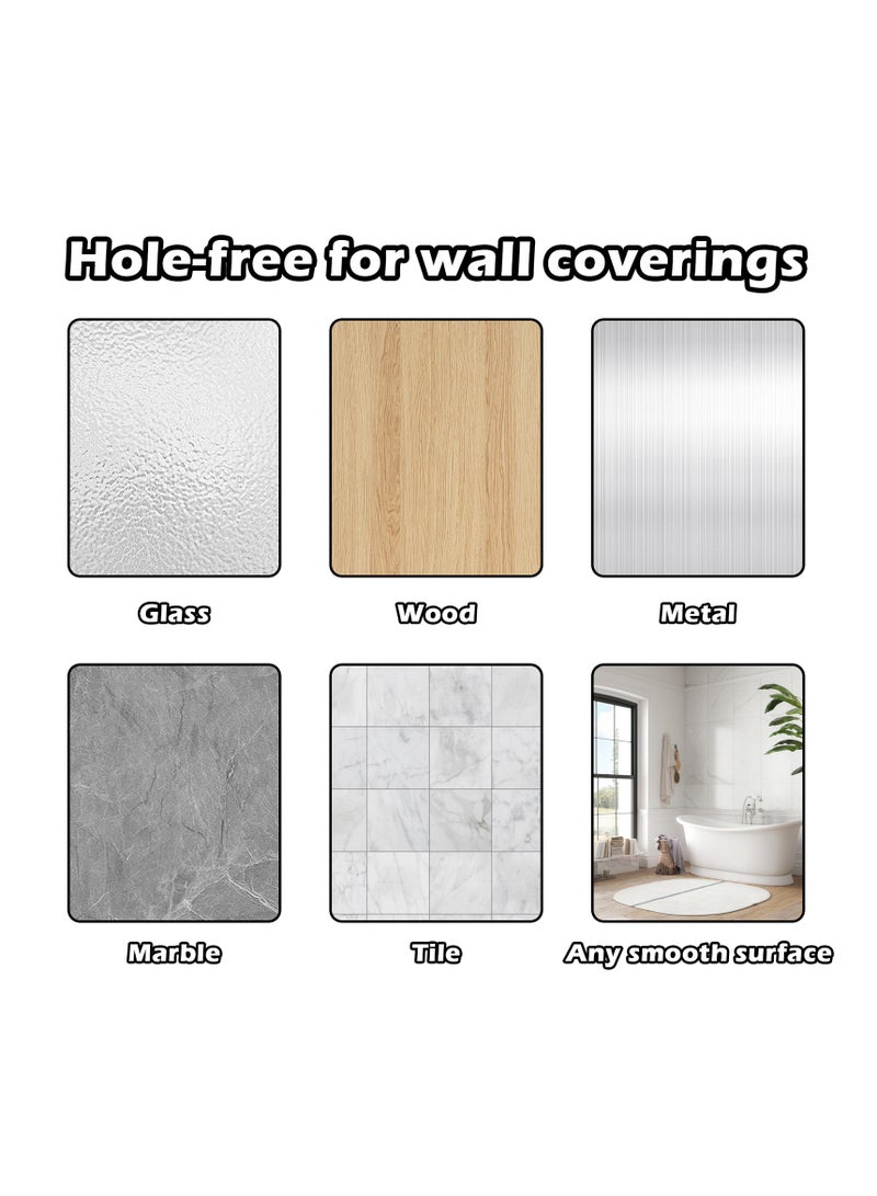 30 Pcs Adhesive Wall Hooks, Transparent Nail-Free Hanging Hooks for Bathroom, Kitchen, Living Room, Waterproof Self-Sticking Hooks for Wall and Ceiling  - Image 4