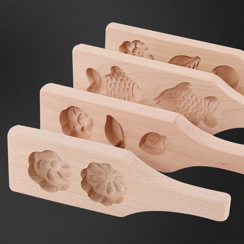 Factory Logo Mung Bean Cake Mold Household Baking Tools Three-Dimensional Ice-Skin Cake Making Mooncake Mold - Image 5