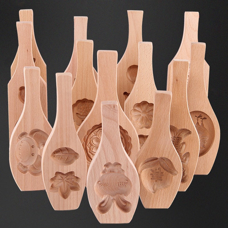 Factory Logo Mung Bean Cake Mold Household Baking Tools Three-Dimensional Ice-Skin Cake Making Mooncake Mold - Image 3