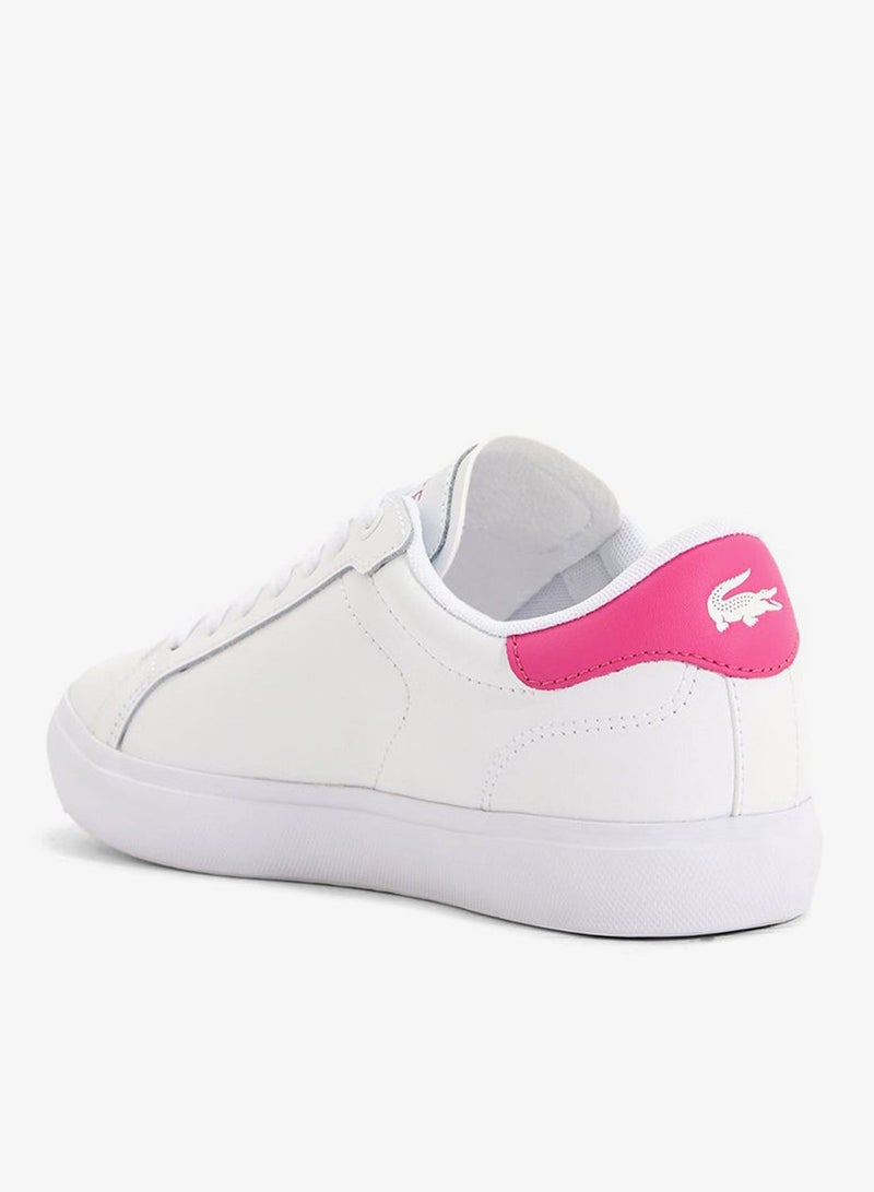 لاكوست سنيكرز باوركورت لو توب فلكنايزد - Image 2