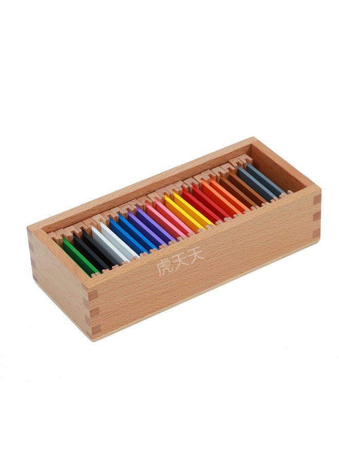 Tiger Everyday Montessori Montessori Children Montessori Teaching Aids Early Childhood Education Educational Toys Color Card Swatch - Image 4