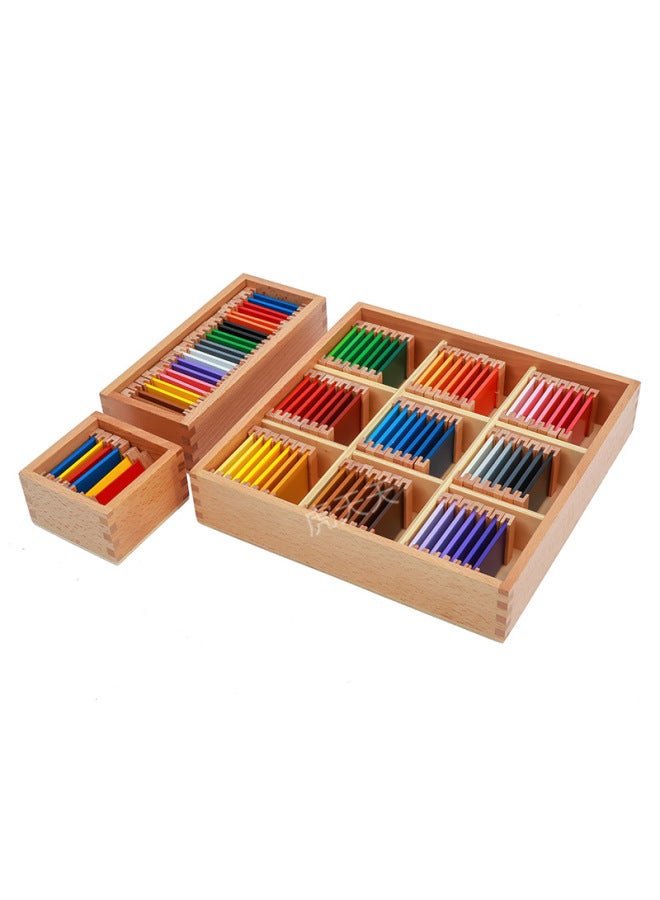 Tiger Everyday Montessori Montessori Children Montessori Teaching Aids Early Childhood Education Educational Toys Color Card Swatch - Image 3