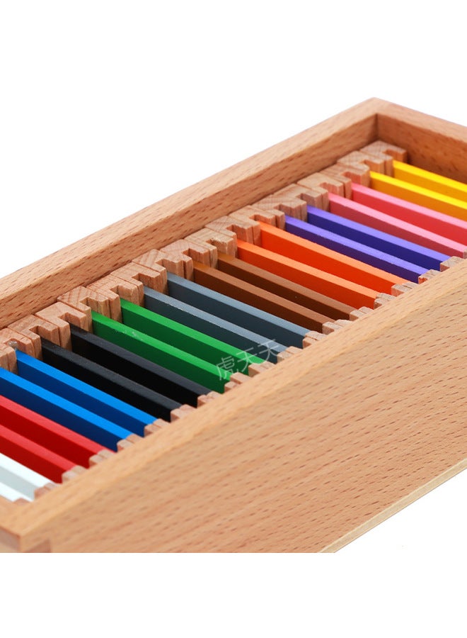 Tiger Everyday Montessori Montessori Children Montessori Teaching Aids Early Childhood Education Educational Toys Color Card Swatch - Image 2