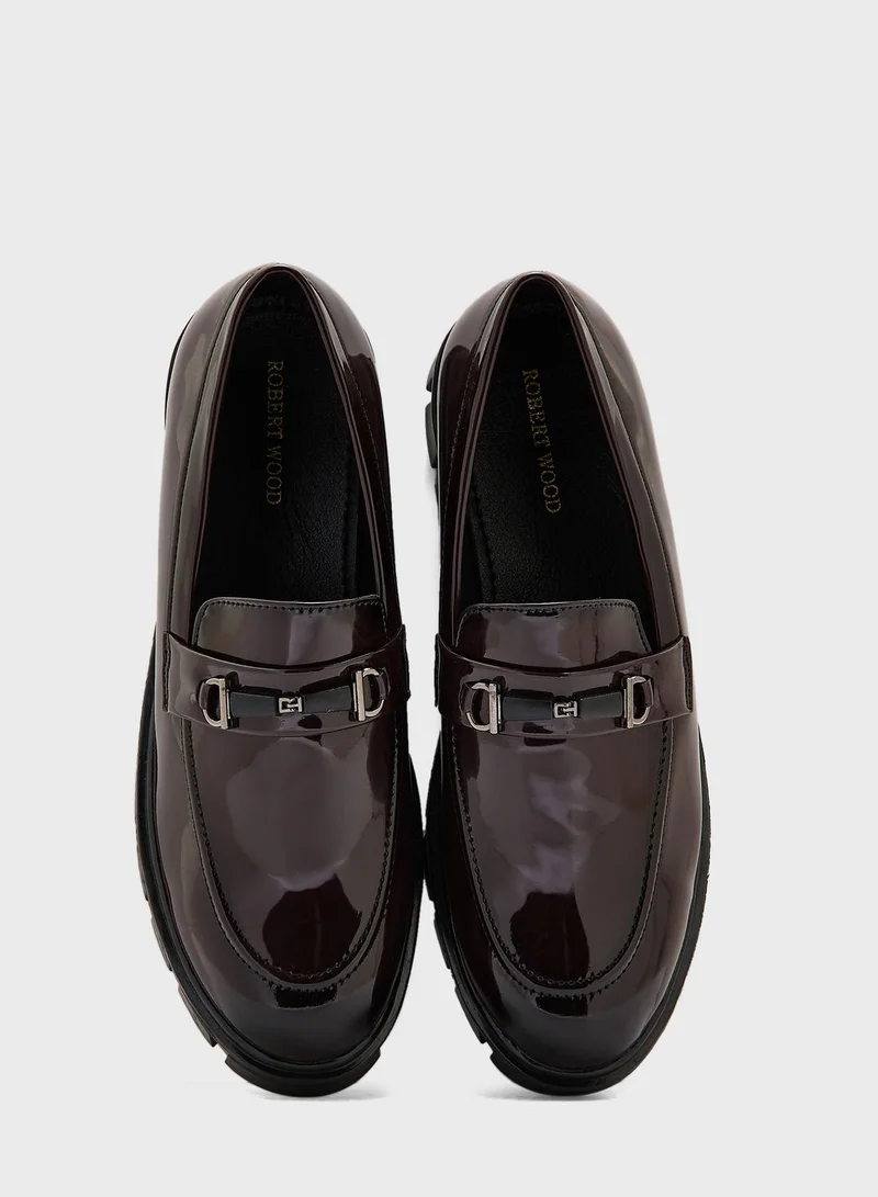 روبرت وود Lug Sole Casual Slip Ons