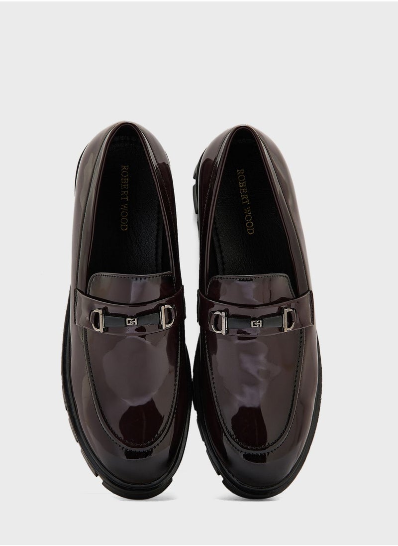 Robert Wood - Lug Sole Casual Slip Ons - Image 1