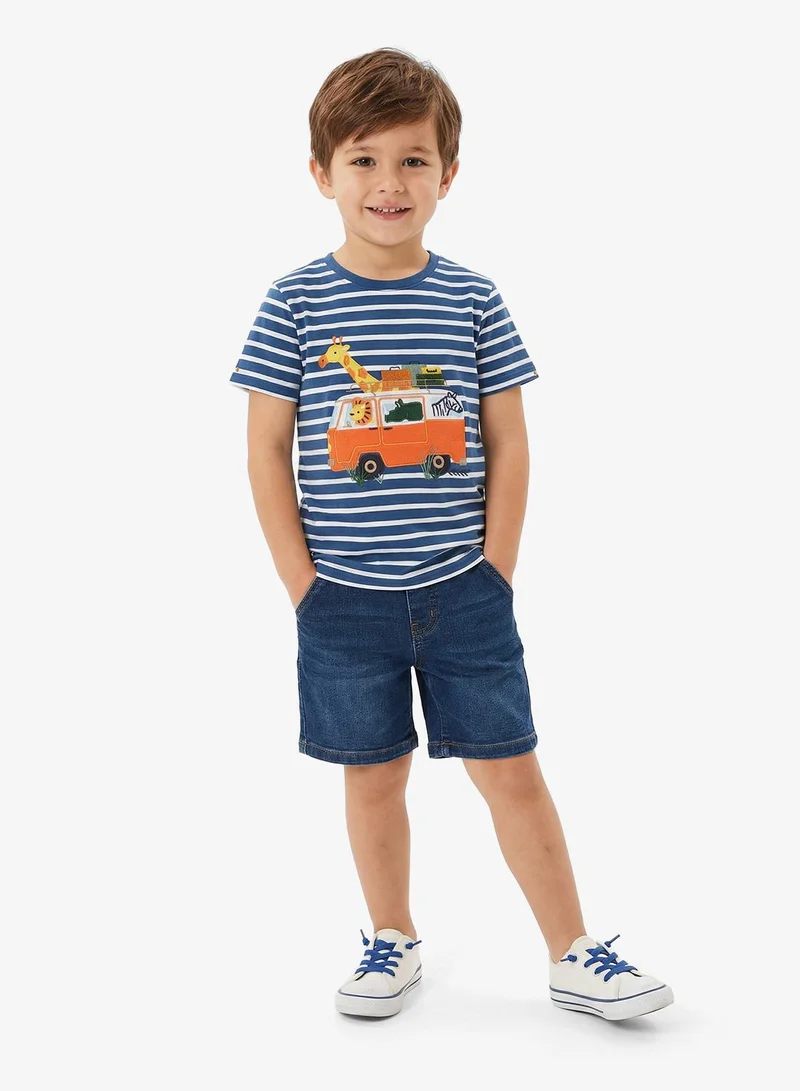 بنياتا تيشيرت مطبوع