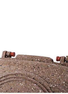 drobina Double grill and Turkish granite pan, brown color  - Image 3