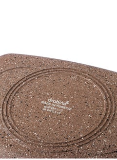 drobina Double grill and Turkish granite pan, brown color  - Image 4