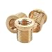 WENJTP 3PCS Shift Knob Thread Adapters Universal M8 X 125 M10 X 125 M10 X 15 ID to M12 X 125 OD Thread Gear Shifter Knob Screw HTRACING - Image 2