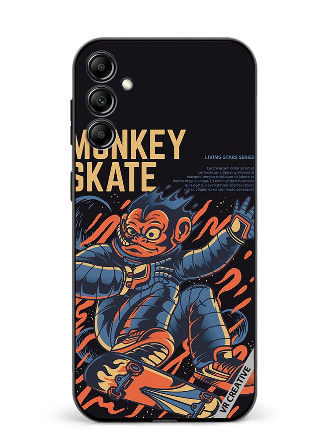 VR CREATIVE Protective Case Cover For Samsung Galaxy M14 Skate Monkey Design Multicolour - Image 1