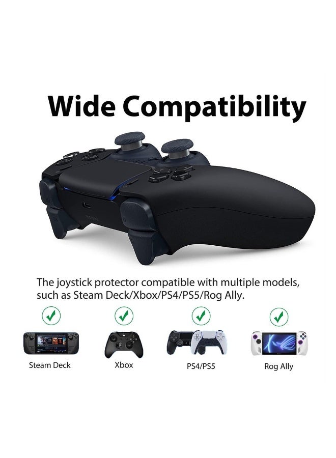 Compatible with Steam Deck Joystick Protectors, 20 Pack Invisible Elastic Clear TPU Anti-Wear Protector Ring for Steam Deck/Xbox / PS4 / PS5 / Rog Ally Joystick Accessories - Image 2