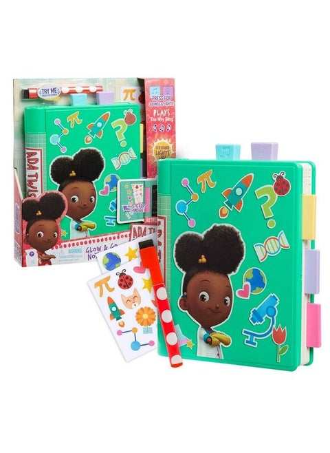 Ada Twist, Scientist Glow And Go Notebook, Lights Up And Plays The The Why Song, Includes Experiment Card, Kids Toys For Ages 3 Up, Gifts And Presents