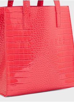 Ted Baker Imitation Croc Small Icon Shoppers  - Image 4