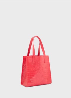 Ted Baker Imitation Croc Small Icon Shoppers  - Image 3