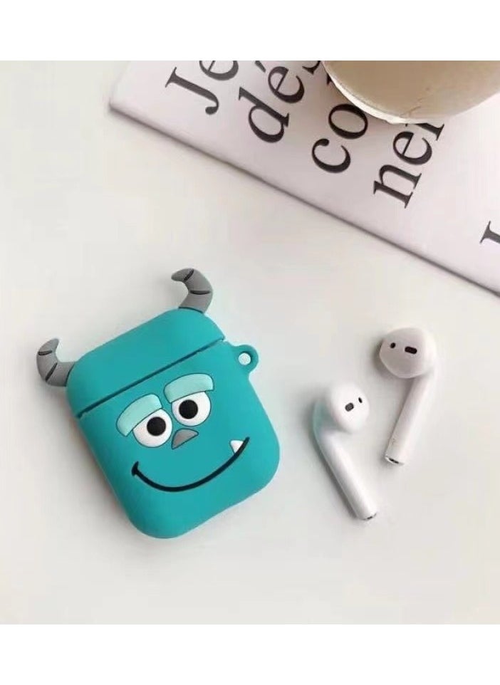 Home Clearance Sale Cartoon Case Compatible with Apple AirPods 1/2 Case Cover Silicone Shockproof Slim Ultrathin Cute Protective Case Anti-Fall Headphone Case for Airpod 1/2 Case  - Image 1
