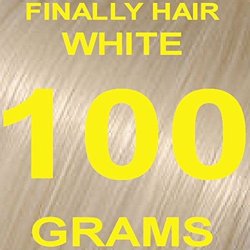 Finally Hair Building Fiber Refill 100 Grams Pure White Hair Loss Concealer by Finally Hair Pure White