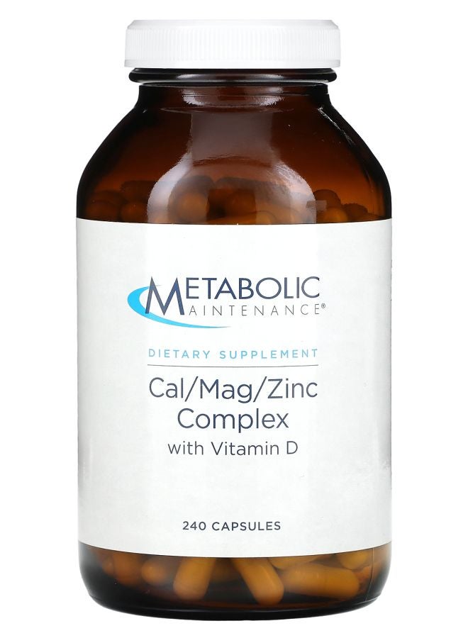 Metabolic Maintenance Cal/Mag/Zinc Complex with Vitamin D 240 Capsules