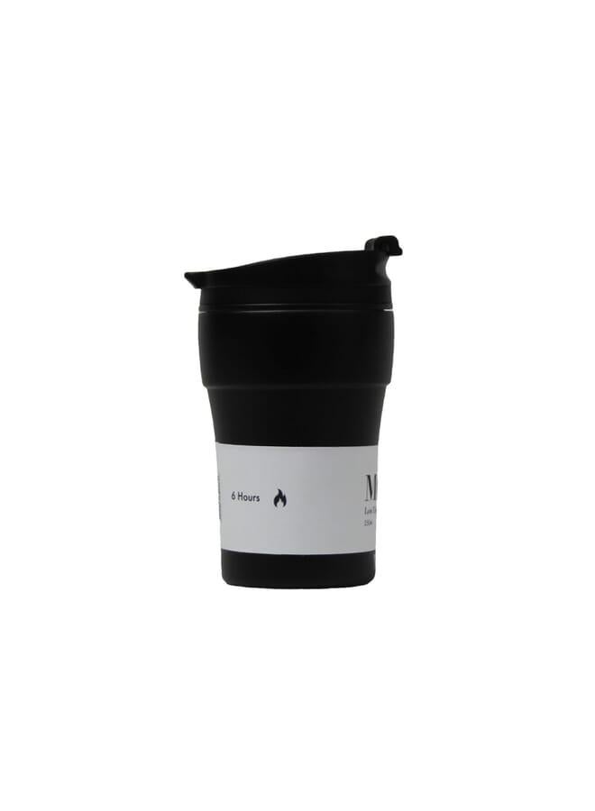 Moya "Low Tide" 250ml Travel Coffee Mug Black/Black - Image 5
