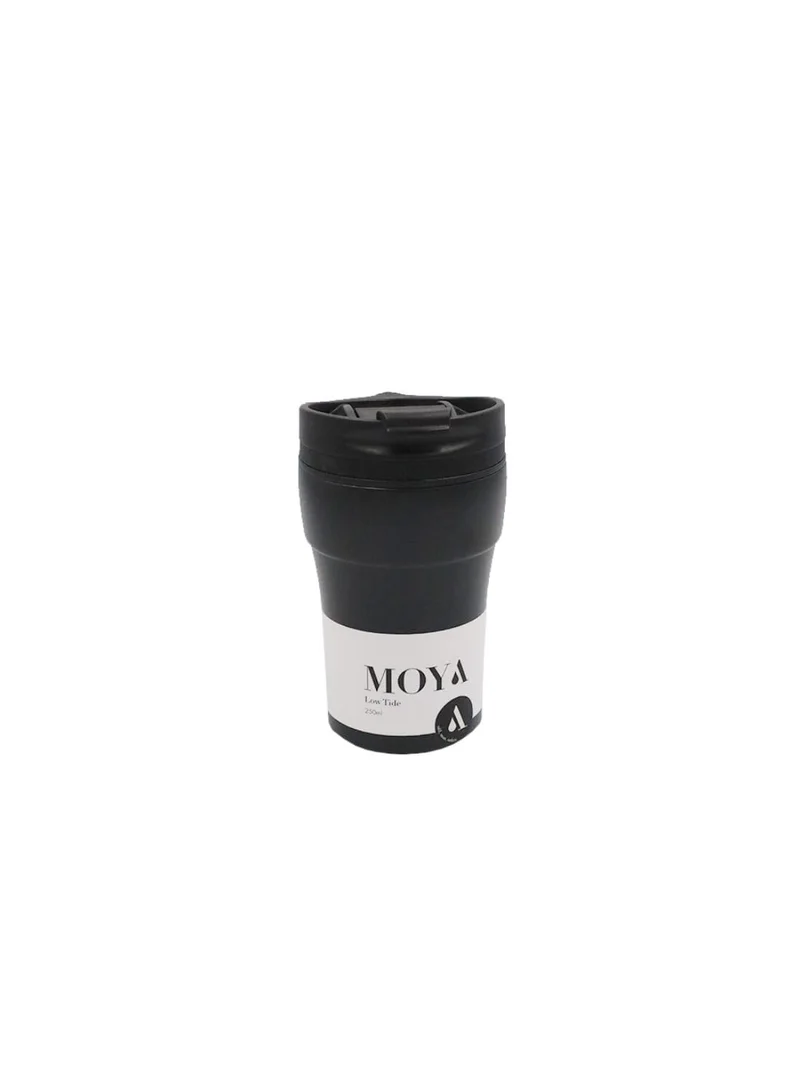 MOYA Moya "Low Tide" 250ml Travel Coffee Mug Black/Black