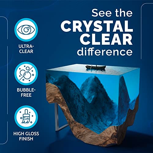 CRAFT RESIN 1.5 Gallon Crystal Clear Deep Pour Epoxy Resin Kit with Pumps - Food Safe & UV Resistant Best for DIY, Art, River Table, Wood, Flower, Mold Casting Resin Epoxy Kit - for Beginners & Pros - Image 2