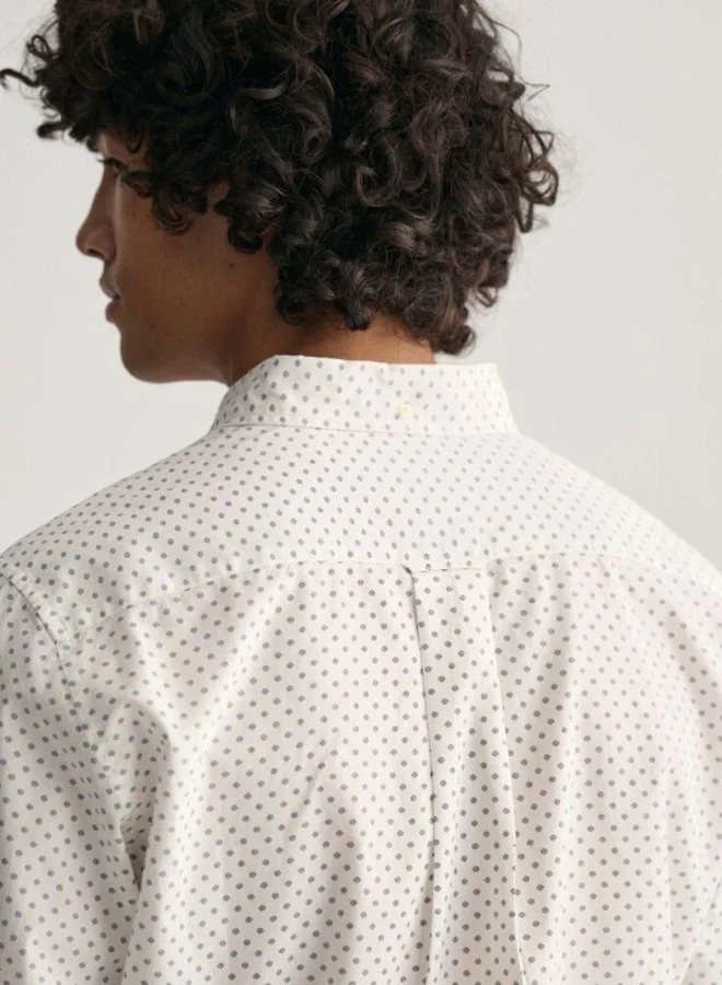 GANT Gant Regular Fit Micro Print Shirt