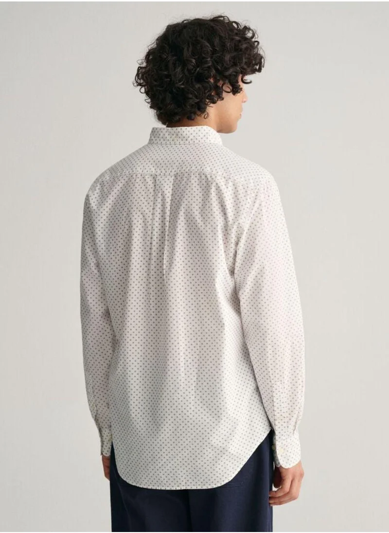 غانت Gant Regular Fit Micro Print Shirt