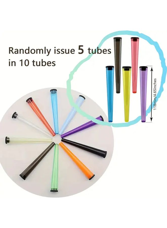 Type D Color Coded Cigarette Case Tubes 5 Pack Sealed Caps Hygienic Portable Storage - Image 5