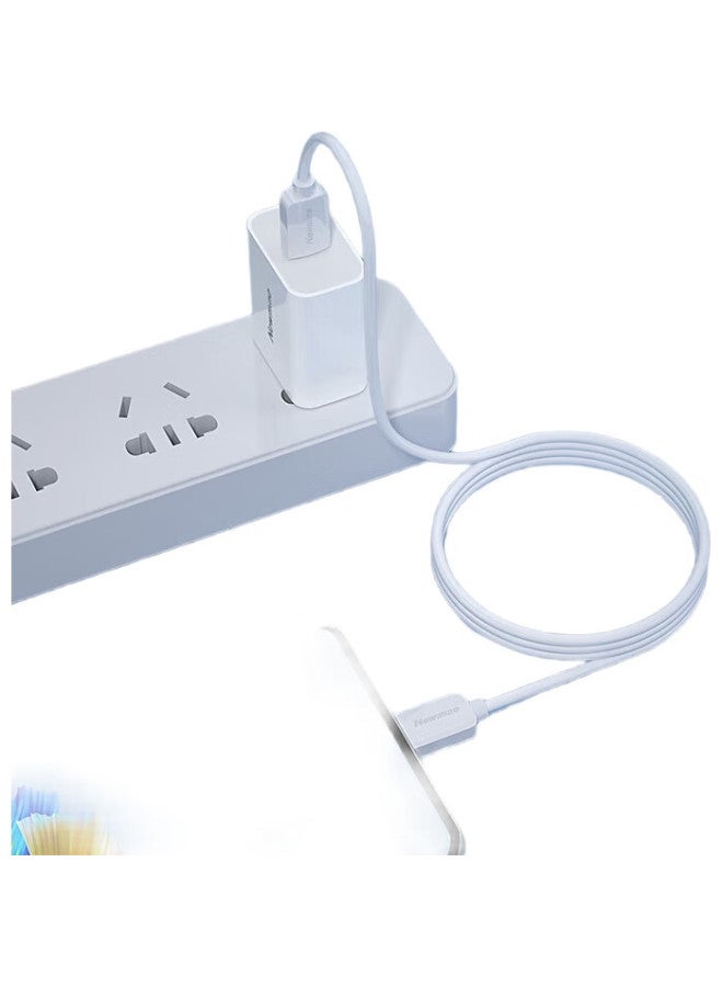 Newmine Type-C Data Cable, Dual-Ended Pd60W Fast Charging Cable, Car Charger Cable, Compatible With Iphone 15/Ipad Pro, Apple Macbook, Laptops, Huawei, Xiaomi, Android - Image 1