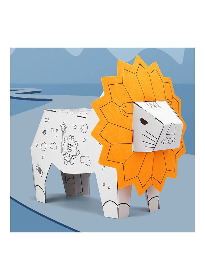 Lion Suit Creative Handmade Disassembly White - Image 1