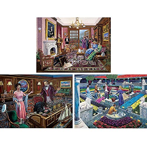 Bits and Pieces 3in1 MultiPack Large 500 Piece Jigsaw Puzzles for Adults Mystery Jigsaw Puzzle Set by Gene Dieckhoner Completed Puzzle Size 18 x 24 - Image 5