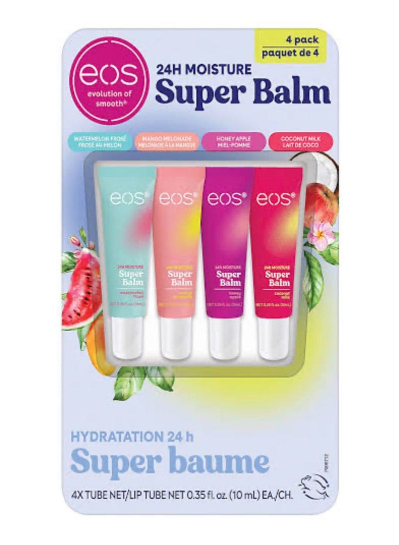 إي أو اس Super Balm 24H Moisture 4 Pack