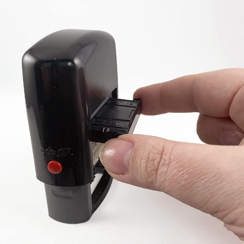 ترودات Printy 4822 حبر ذاتي Dial-A-Phrase، 12 رسالة إنجليزية، حبر أحمر - Image 3