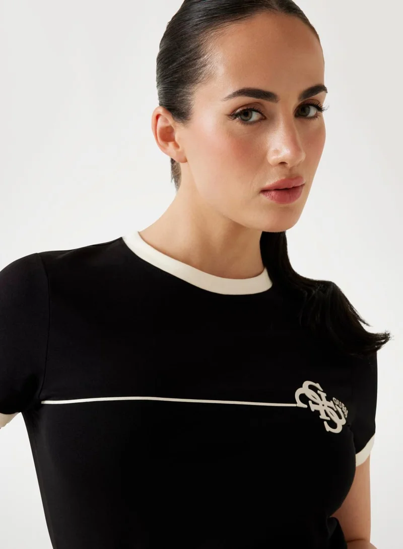 جس Carmen Short Sleeve Crew Neck T-Shirt