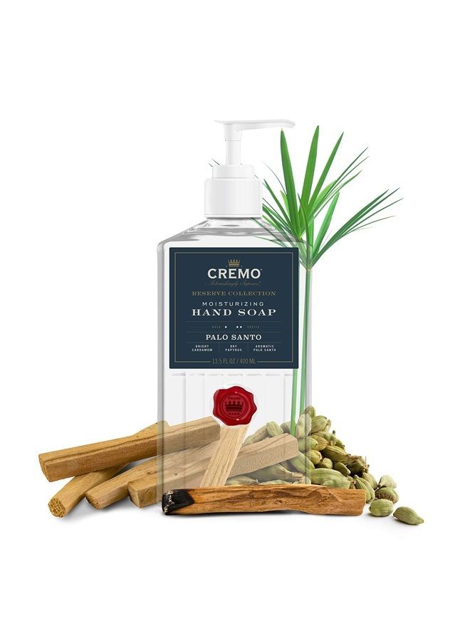 cremo Moisturizing Hand Soap,Thoroughly Cleanse Dirt & Oil, 13.5 Fl Oz (Palo Santo, 1-Pack - Image 2