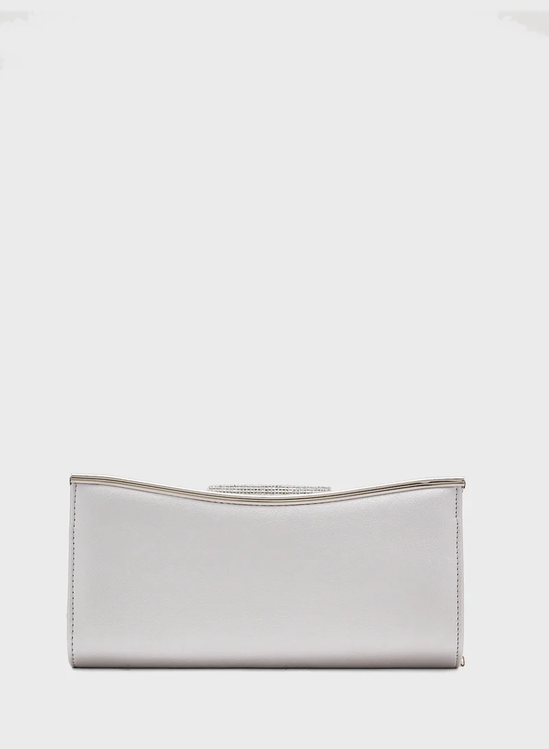 Khizana Metallic Strap Clutch Bag