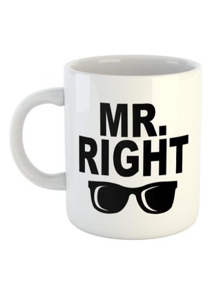 Ceramic Mug With “MR RIGHT” Design Printed In White - pzsku/Z587C2E1672458EB8CEF4Z/45/_/1714829246/63448f4c-f818-4a65-88ad-169d26e43e15