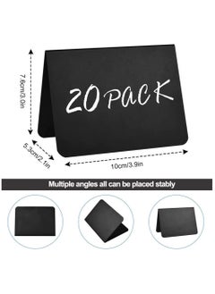 20 Pack Mini Chalkboard Signs for Food Labels, 4''x3'' Table Chalk Board Sign with 2pcs White Chalks, Resuable Wipable Desktop Sign for Food, Buffet, Wedding, Party, Bakery and Retail Label - pzsku/Z587C3A751EF13396F83EZ/45/_/1698656018/ae1eec27-8ed5-454d-a1e6-c2d9e45cf9b9