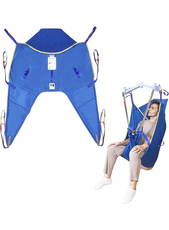 إيهوكون رفع المريض الحقيبة العامة مع دعم الرأس، رفع U-Sling لنقل المريض وإعادة وضع الاستخدام المنزلي، 500 رطل - Image 1