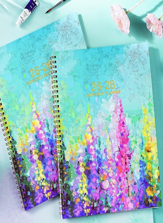 Artfan 2026-2028 Monthly Planner - 2 Year Monthly Planner/Calendar 2026-2028, July 2026 - June 2028, 11" x 9", 24 Months Calendar, Yearly planners, Tabs, Inner Pocket, Twin-wire Binding - Oil Painting - Image 2