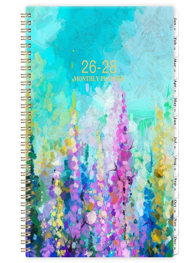 Artfan 2026-2028 Monthly Planner - 2 Year Monthly Planner/Calendar 2026-2028, July 2026 - June 2028, 11" x 9", 24 Months Calendar, Yearly planners, Tabs, Inner Pocket, Twin-wire Binding - Oil Painting - Image 1